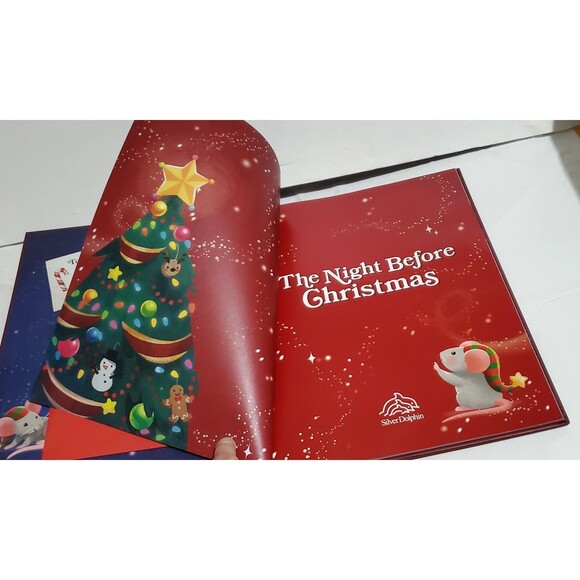 The Night Before Christmas Hardcover Book w/ Santa Letter & Bonus Stickers Gift - Picture 6 of 15
